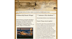 Desktop Screenshot of classicwings.nl